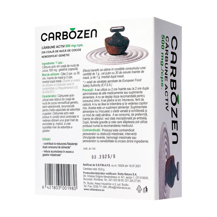 Carbozen 500mg 90 capsule