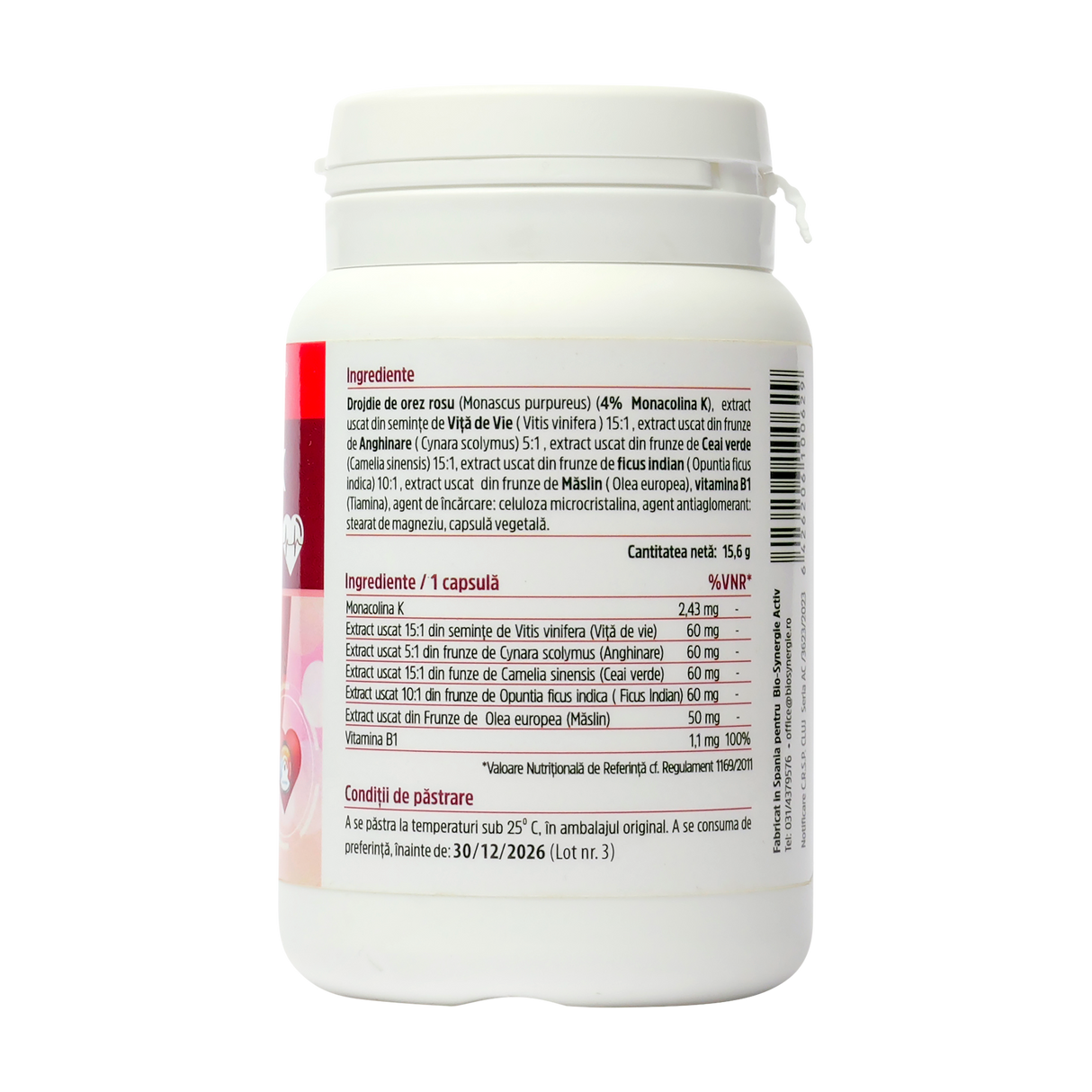 Monacolina k, colesterol 30 capsule