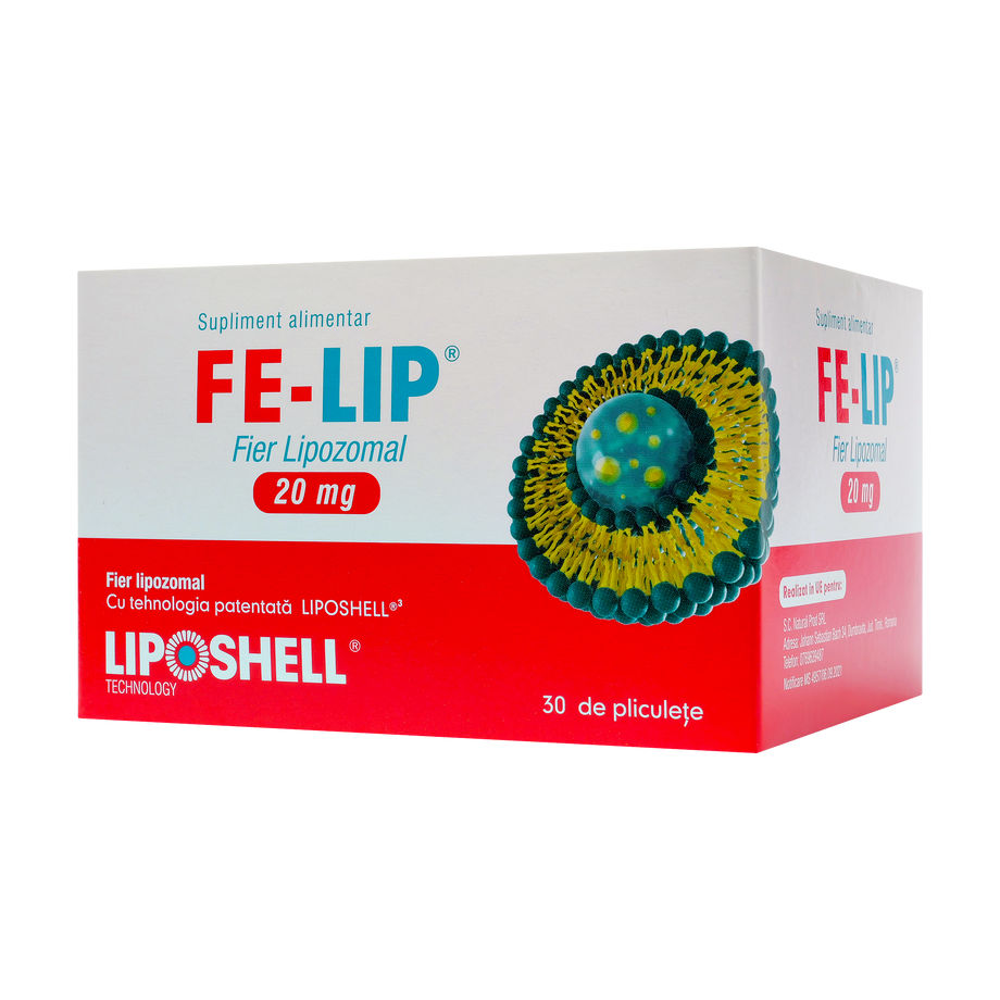 Fier Lipozomal 20 mg 30 plicuri