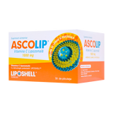 Ascolip - Vitamina C Lipozomala cu aroma de portocale 1000 mg 30 plicuri