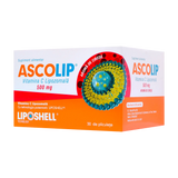 Ascolip - Vitamina C Lipozomala cu aroma de cirese 500 mg 30 plicuri