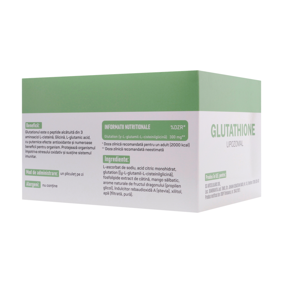Glutathione lipozomal Liporom 300mg 30 plicuri