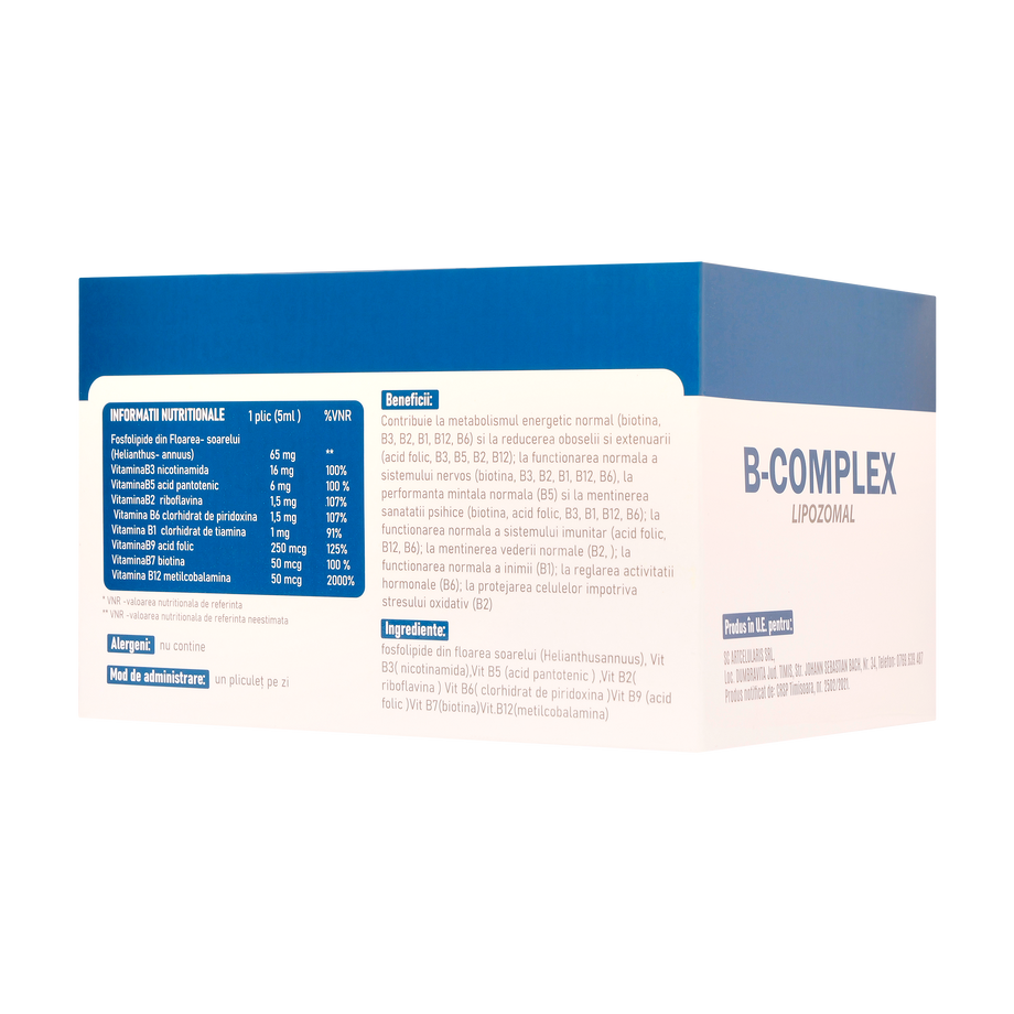 B-complex lipozomal Liporom 30 plicuri