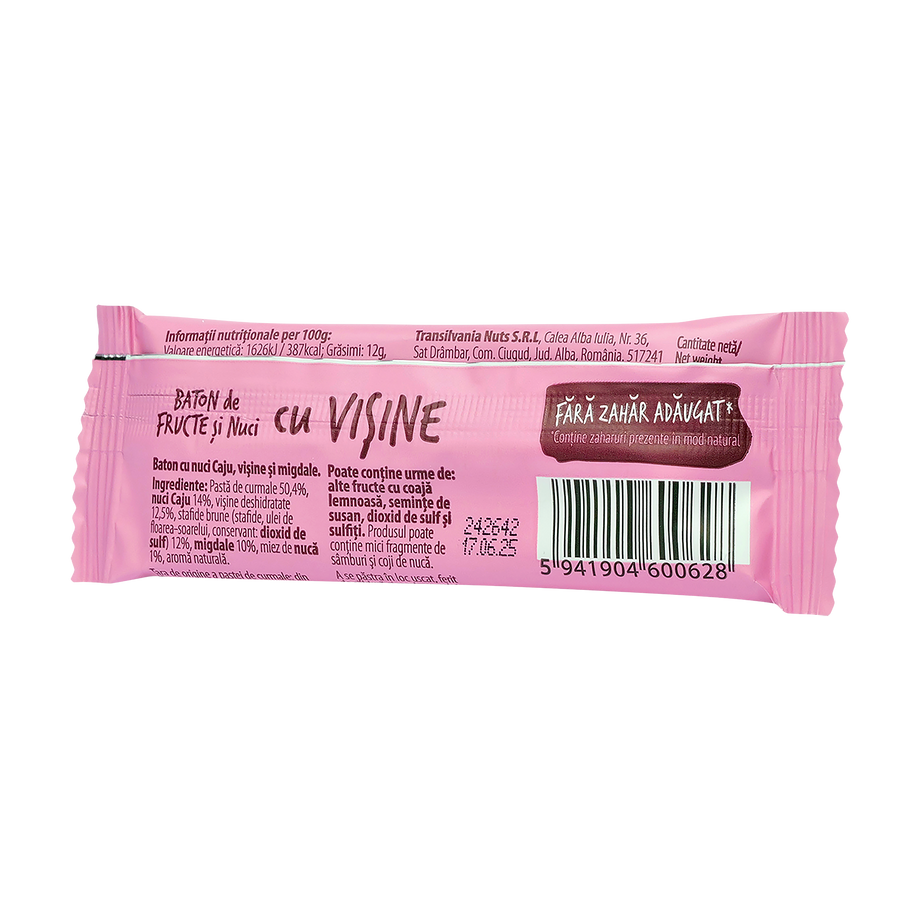 Baton de Fructe "yoli" cu Visine 30 g