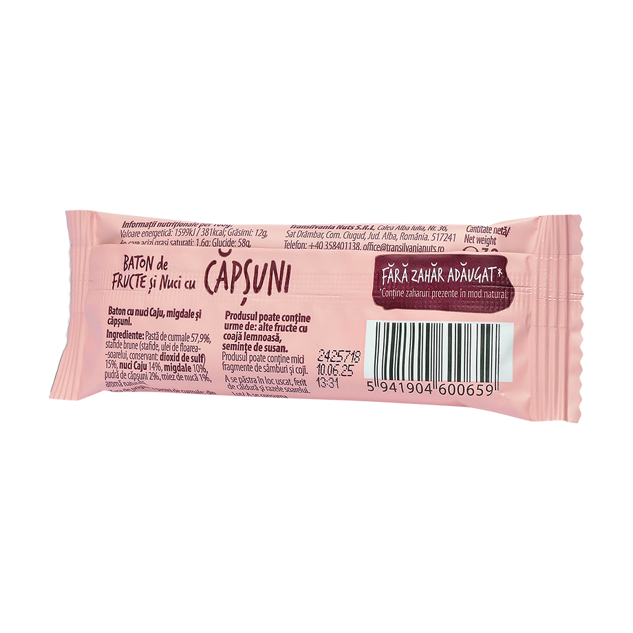 Baton de Fructe "yoli" cu Capsuni 30 g