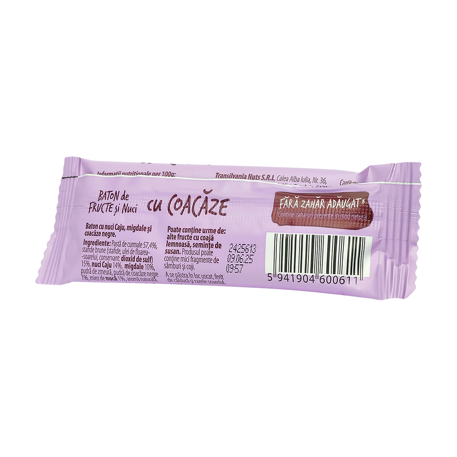 Baton de Fructe "yoli" cu Coacaze Negre 30 g
