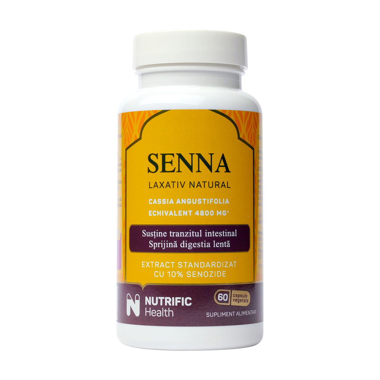 Senna laxativ natural 60 capsule vegetale