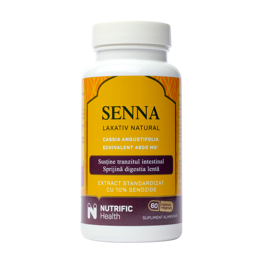 Senna laxativ natural 60 capsule vegetale