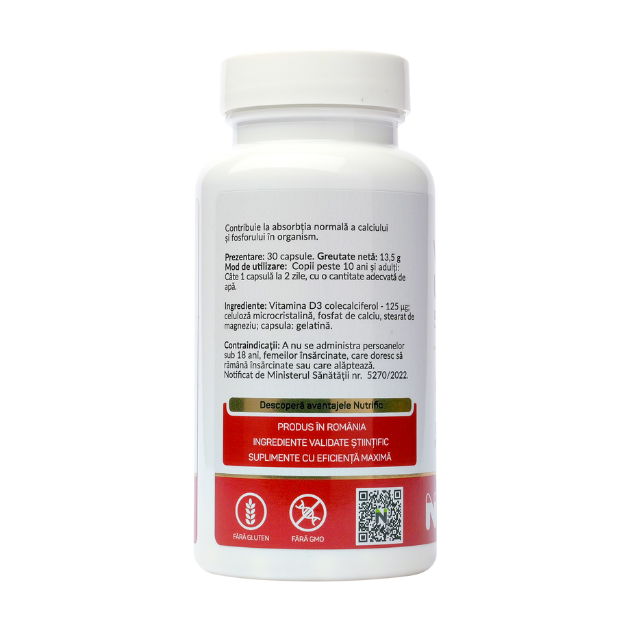 Vitamina D3 ultra 5000iu 30 capsule