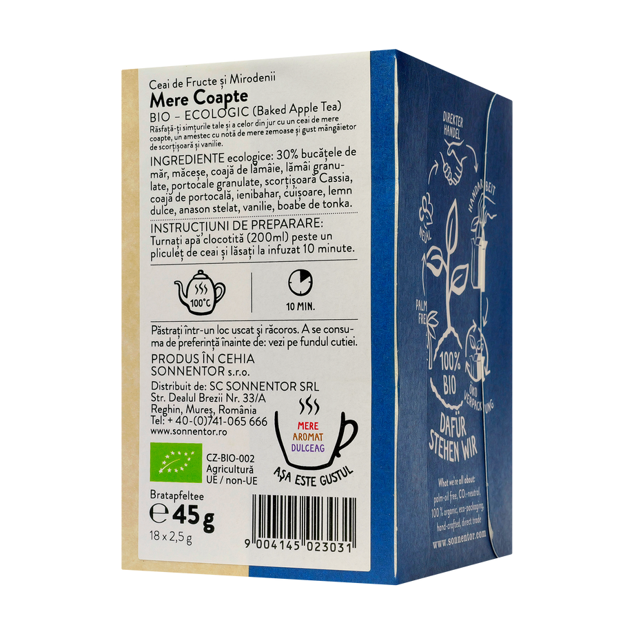 Ceai fructe mere coapte 18 plicuri