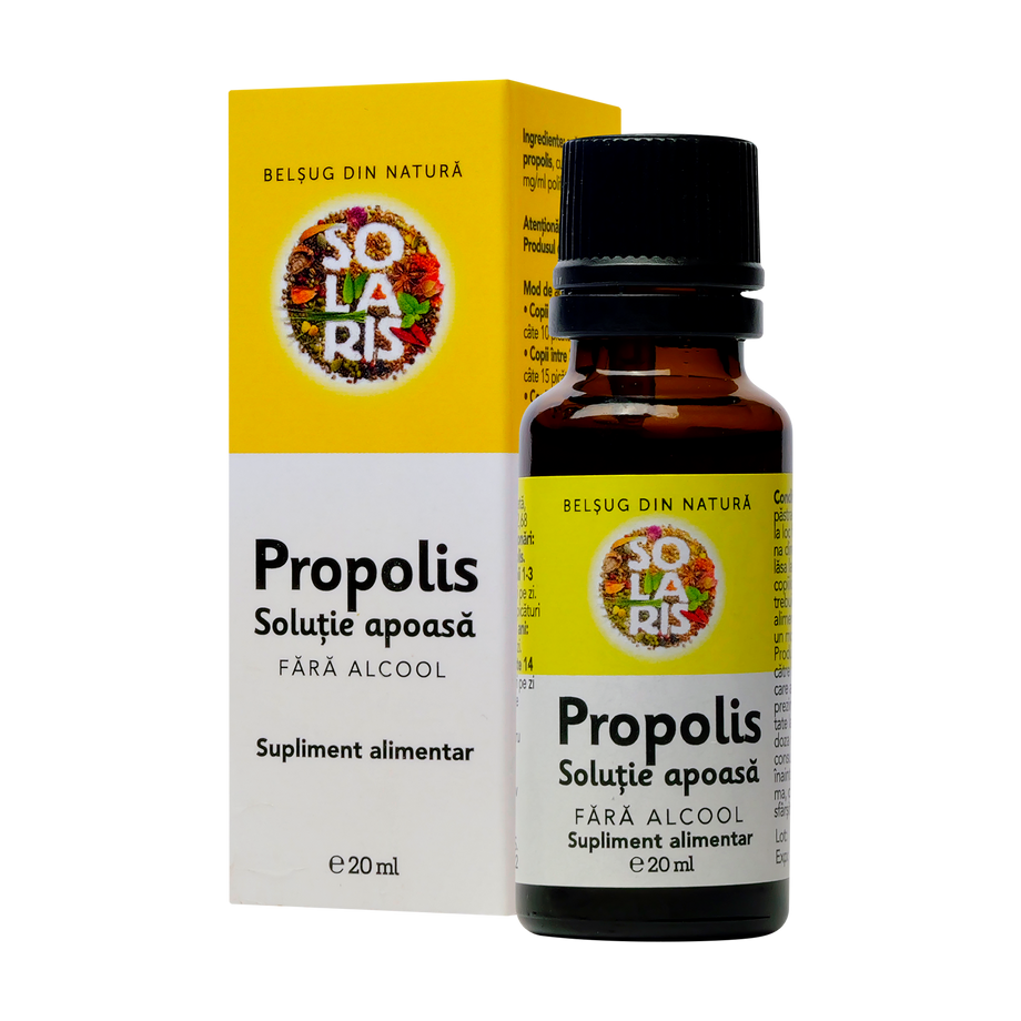 Solutie apoasa de propolis fara alcool 20 ml
