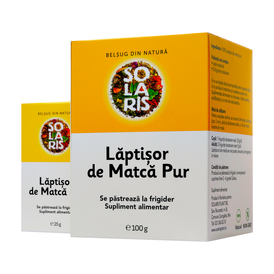 Laptisor de matca pur 100 g + 25 g CADOU