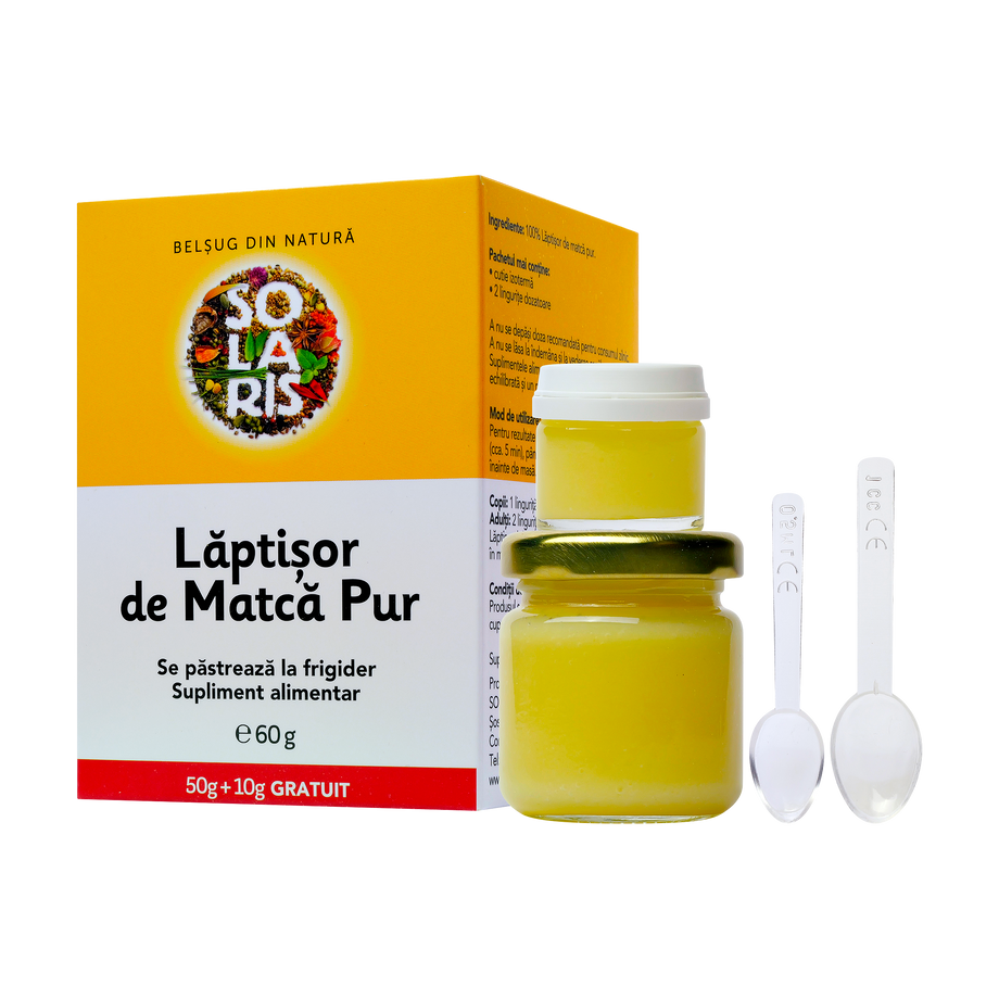 Laptisor de matca pur 50 g + 10 g CADOU