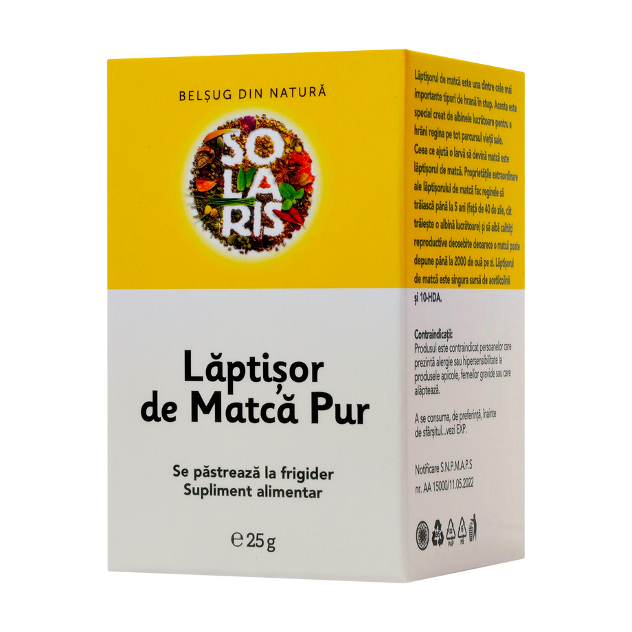 Laptisor de matca pur 25 g Solaris