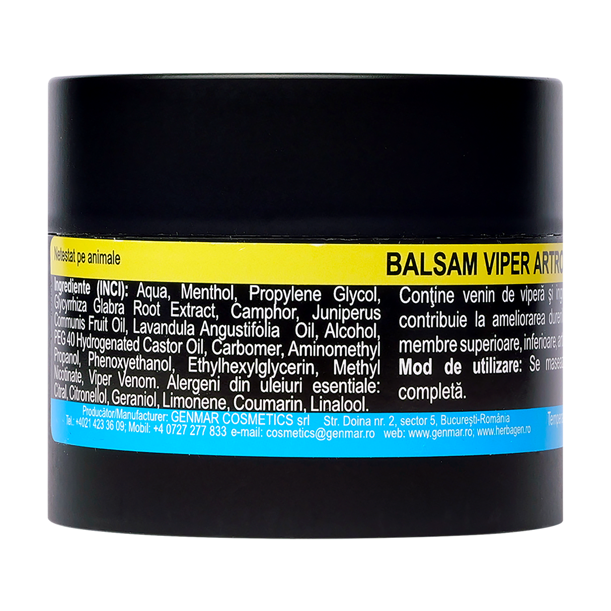 Balsam artromio-calmin cu venin de vipera 50 g