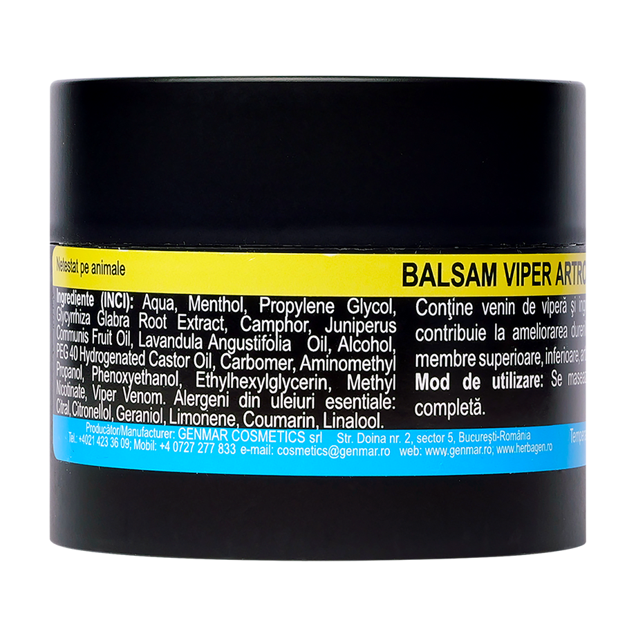 Balsam artromio-calmin cu venin de vipera 50 g