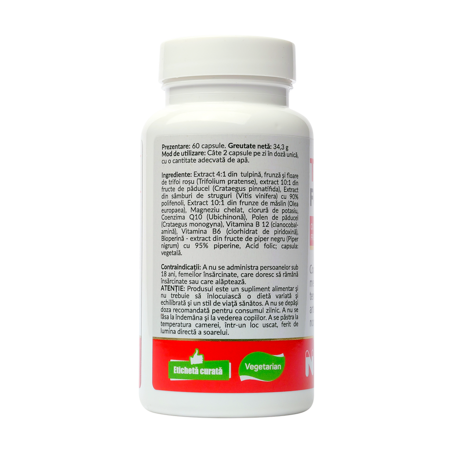 Tensiune formula cu polen si Q10 60 capsule vegetale