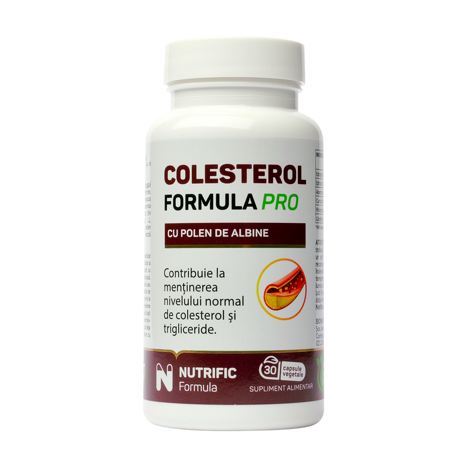 Colesterol formula pro (cu monacolina k si polen) 30 capsule vegetale