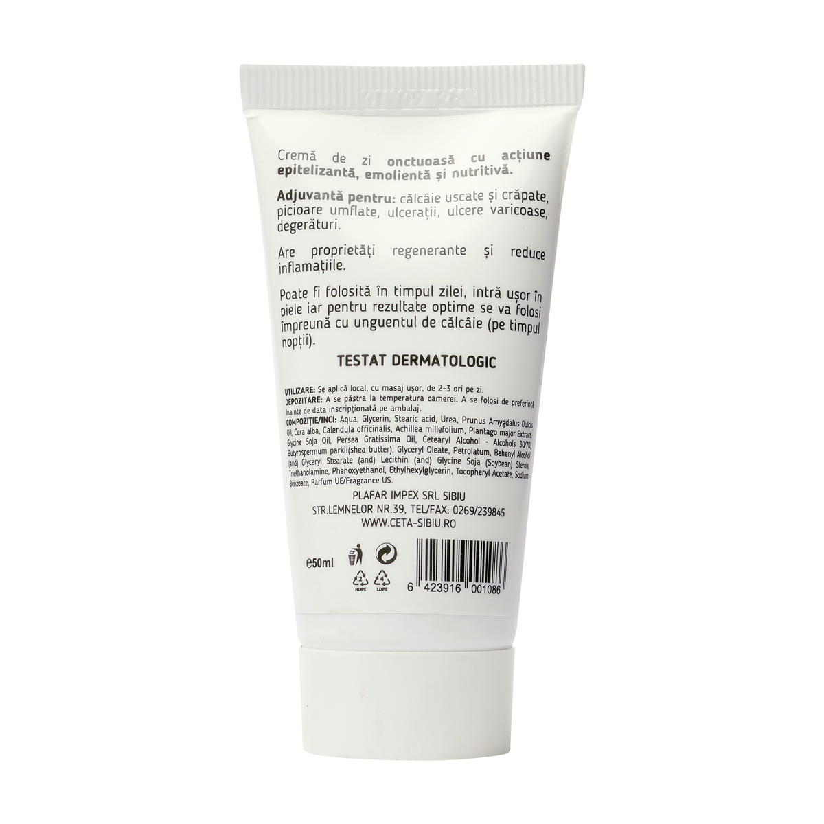 Crema calcaie crapate 97% vegetala 50 ml