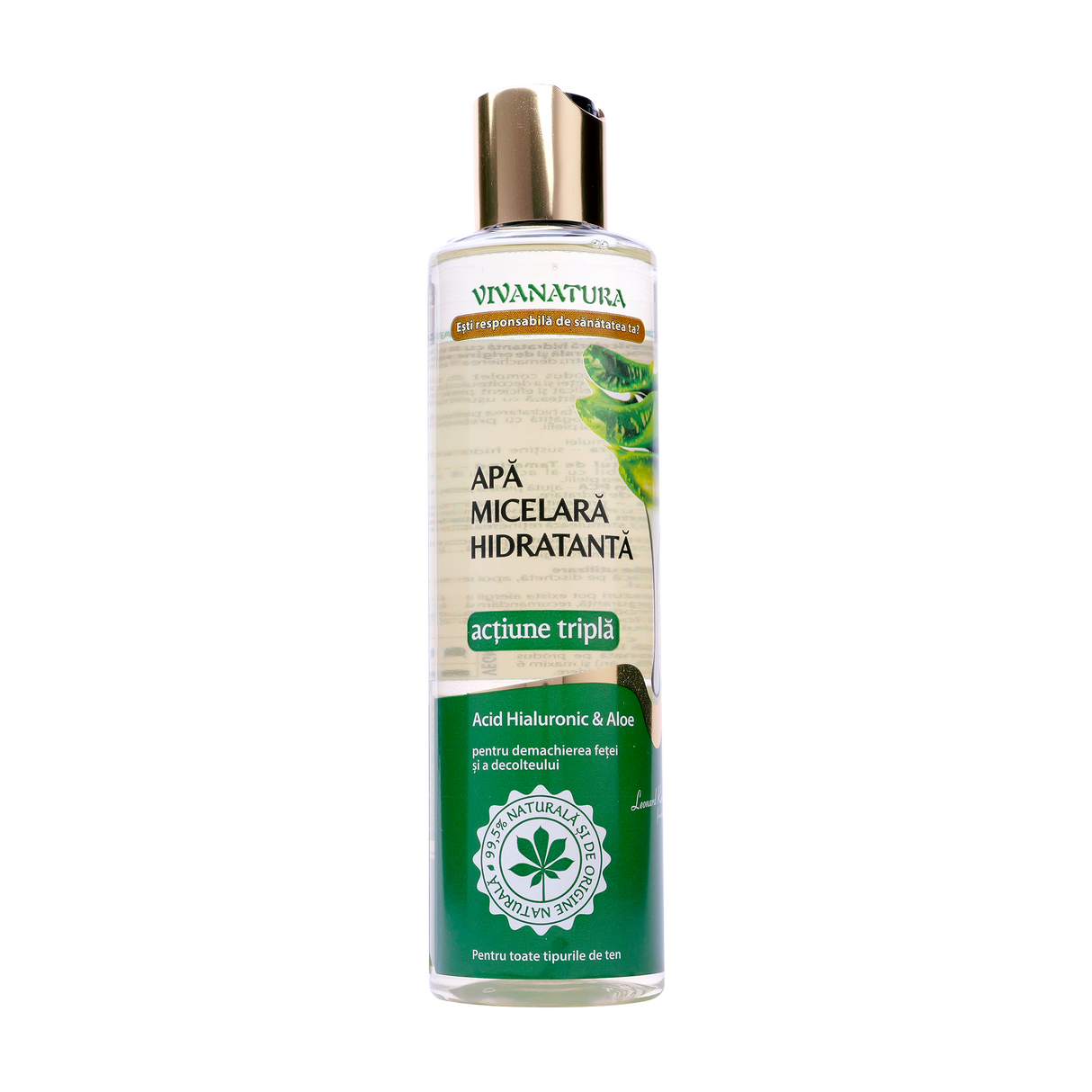 Apa micelara hidratanta acid hialuronic & aloe vera 250 ml