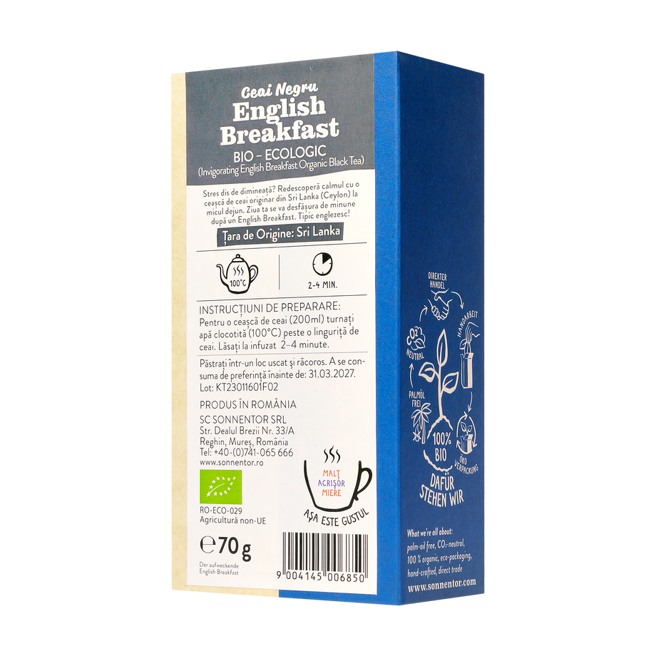Ceai negru english breakfast 70 g
