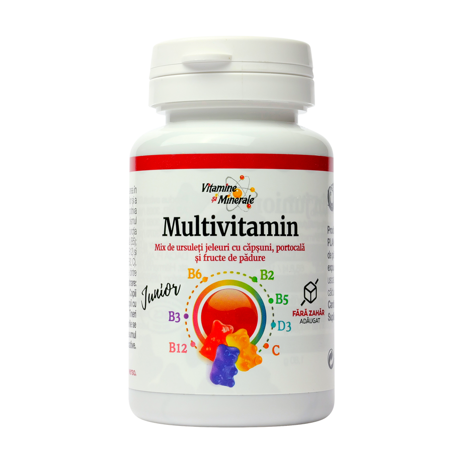 Multivitamin junior ursuleti cu fructe 20 jeleuri