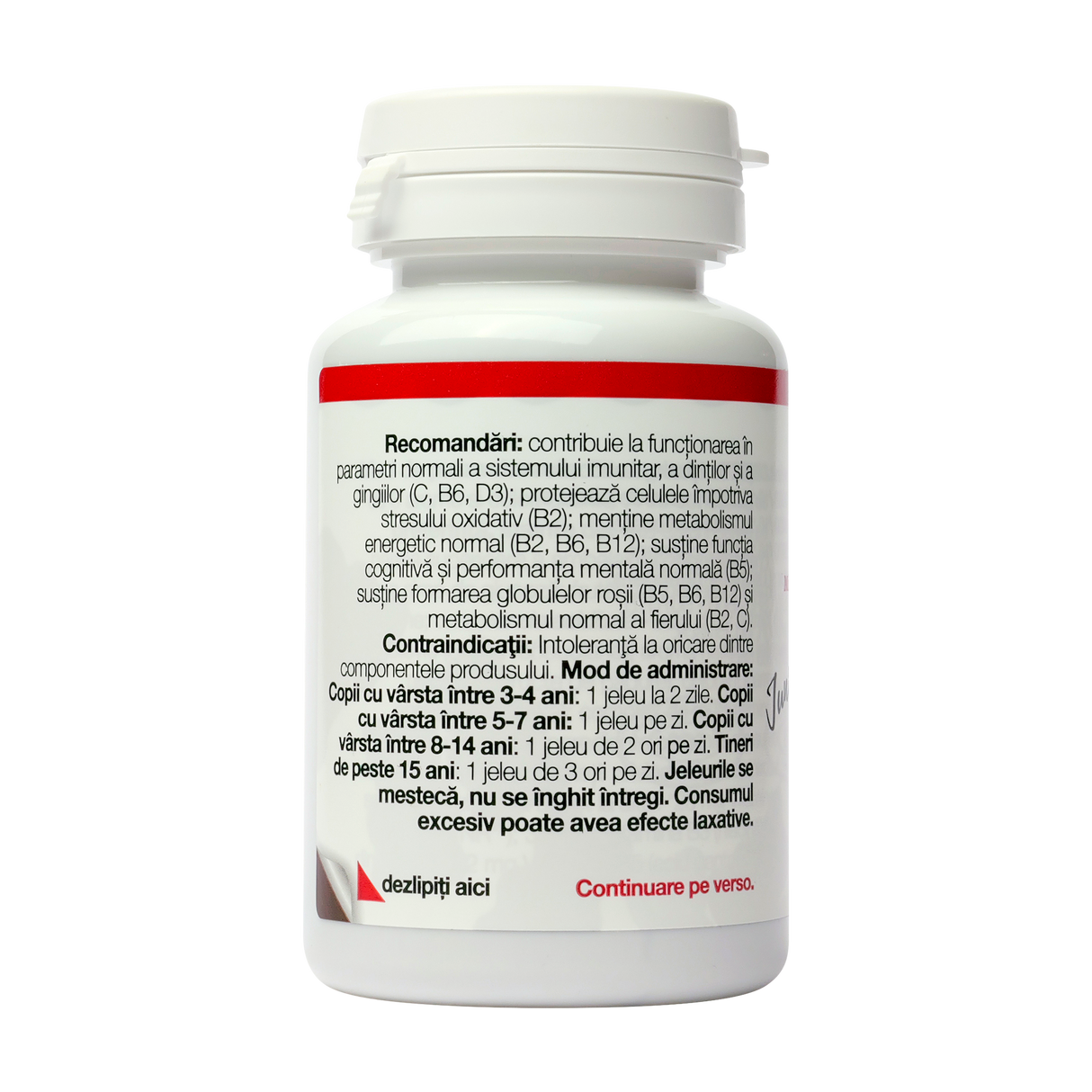 Multivitamin junior ursuleti cu fructe 20 jeleuri