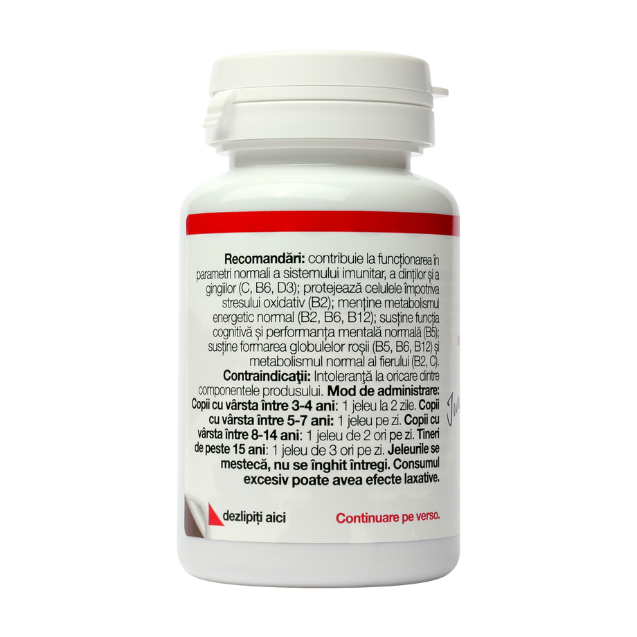 Multivitamin junior ursuleti cu fructe 20 jeleuri