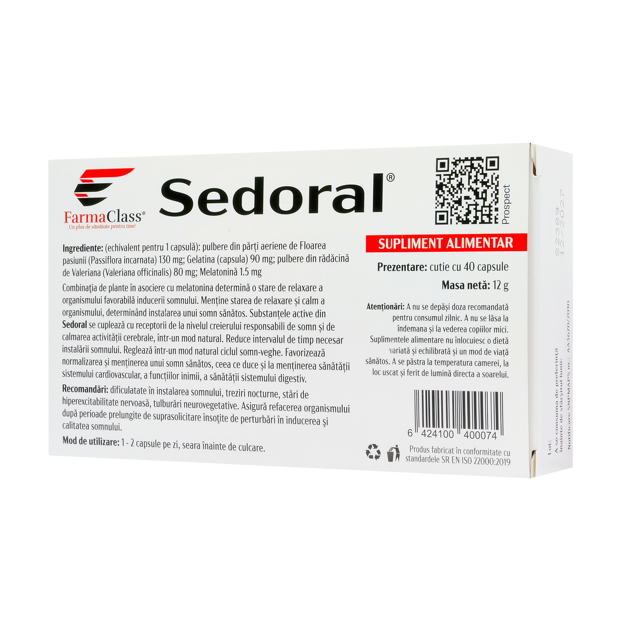 Sedoral 40 capsule