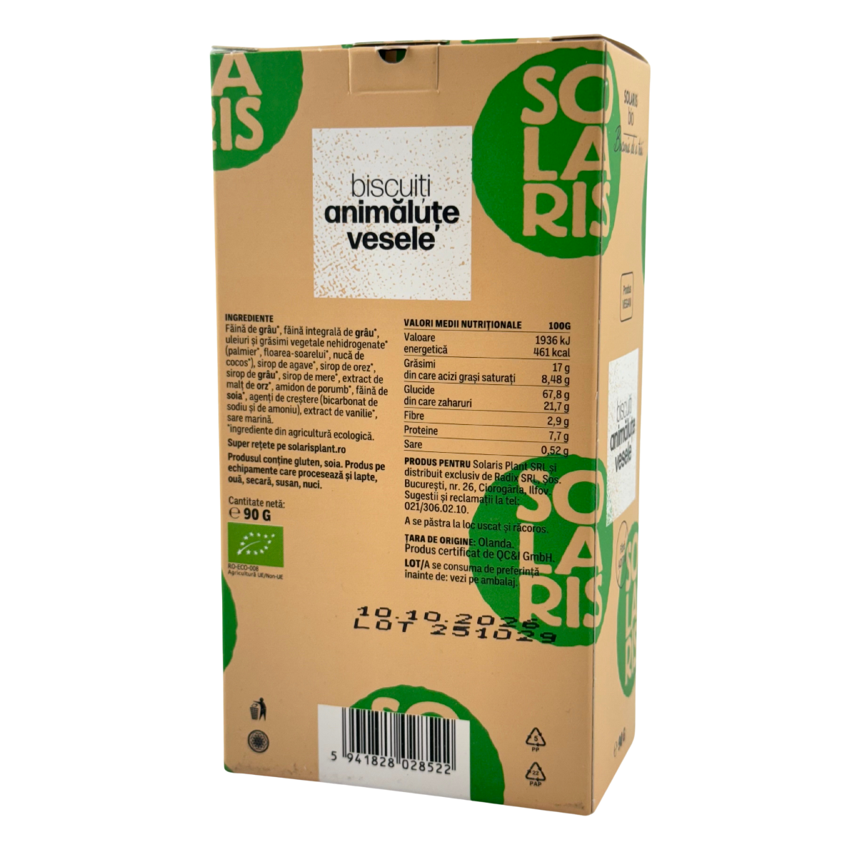 Biscuiti Animalute vesele 90 g