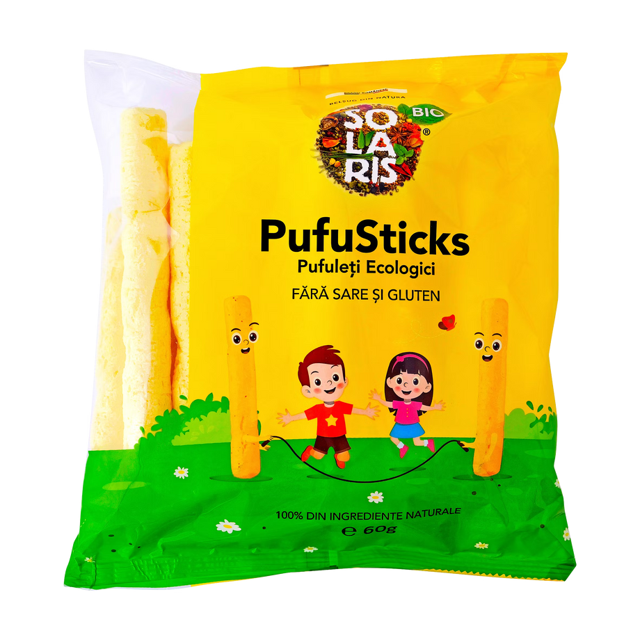 Pufuleti Pufusticks fara sare si gluten 60 g