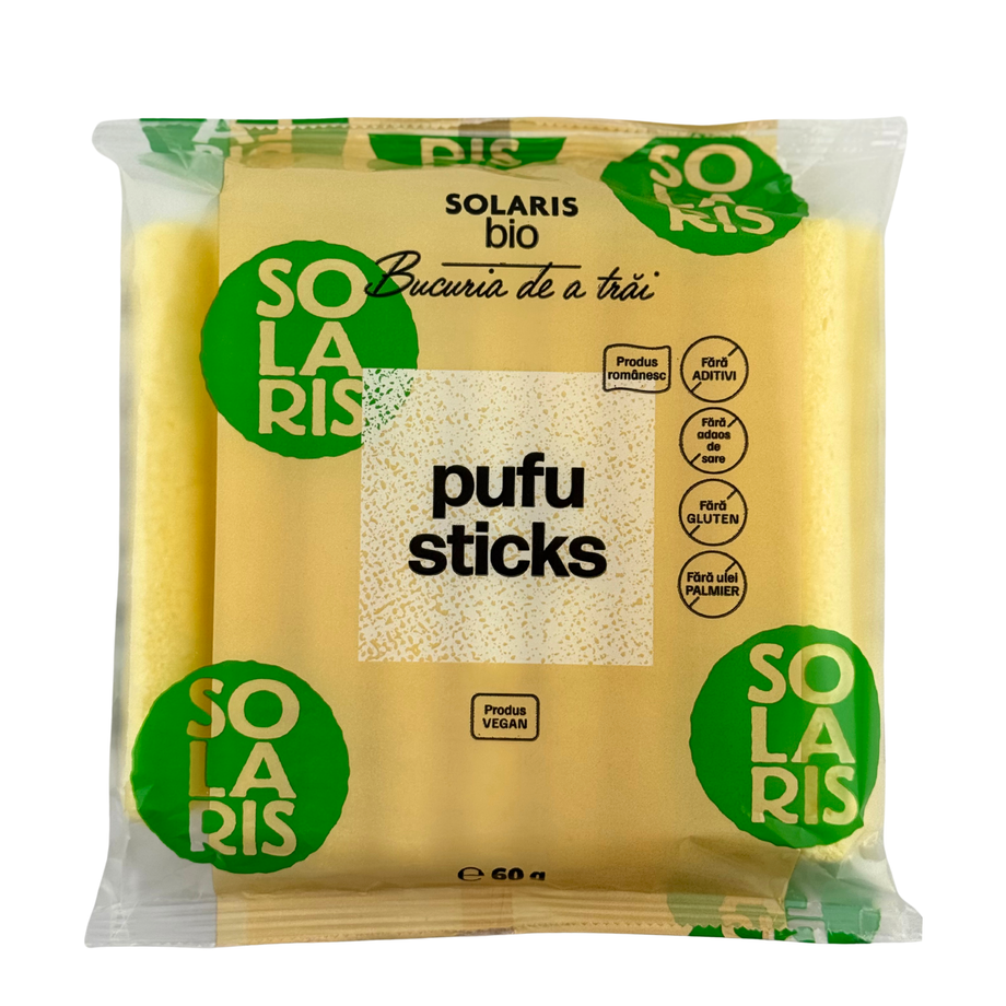 Pufuleti Pufusticks fara sare si gluten 60 g