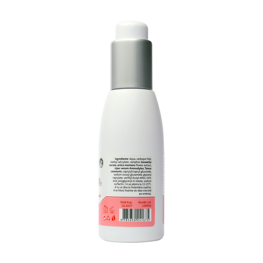 Gel incalzitor cu venin de vipera 100 ml