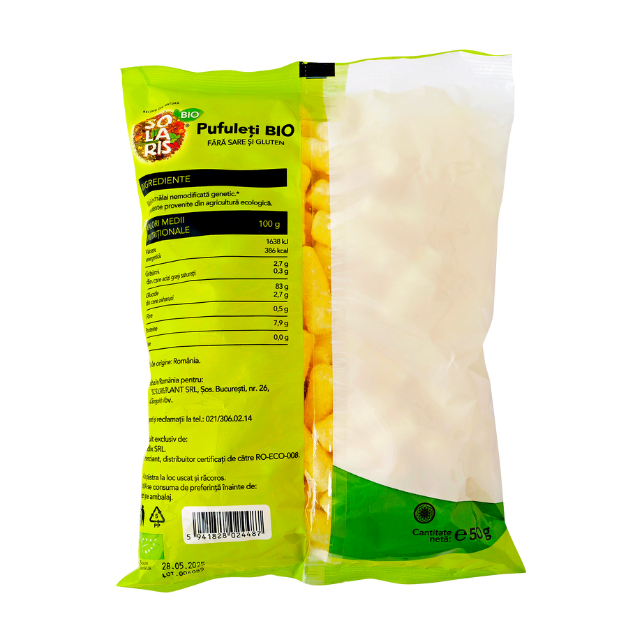 Pufuleti fara sare si gluten 50 g