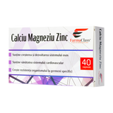 Calciu magneziu zinc 40 capsule
