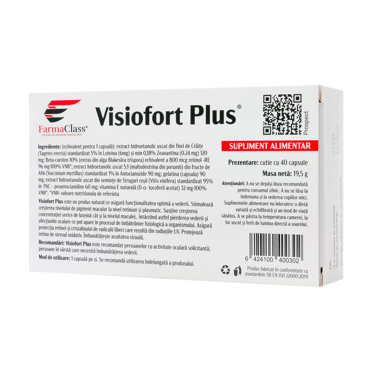 Visiofort plus 40 capsule