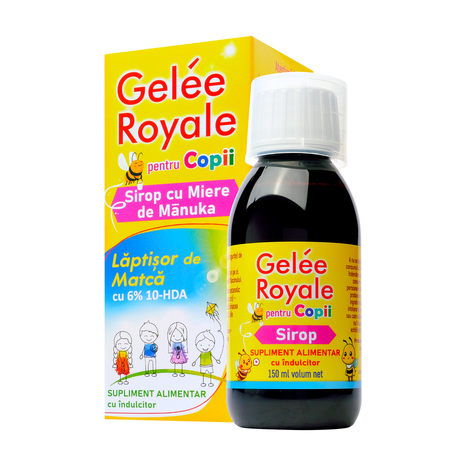 Gelee royale copii sirop cu manuka 150 ml