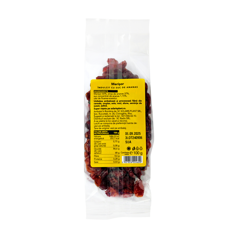 Merisor indulcit cu suc de ananas 100 g