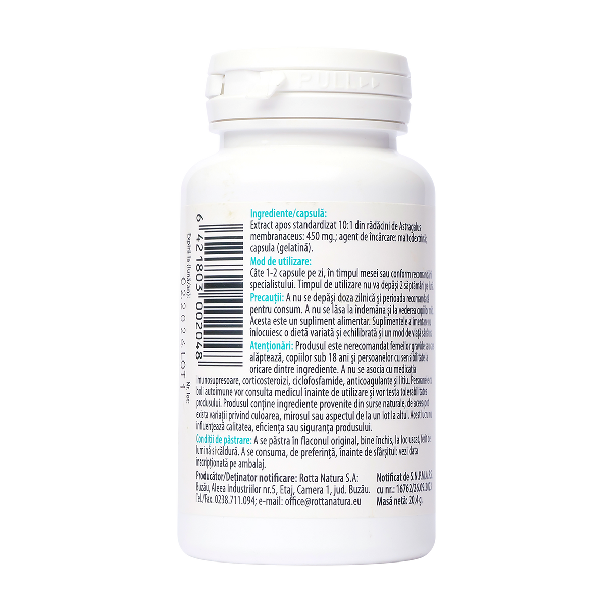 Astragalus extract 30 capsule