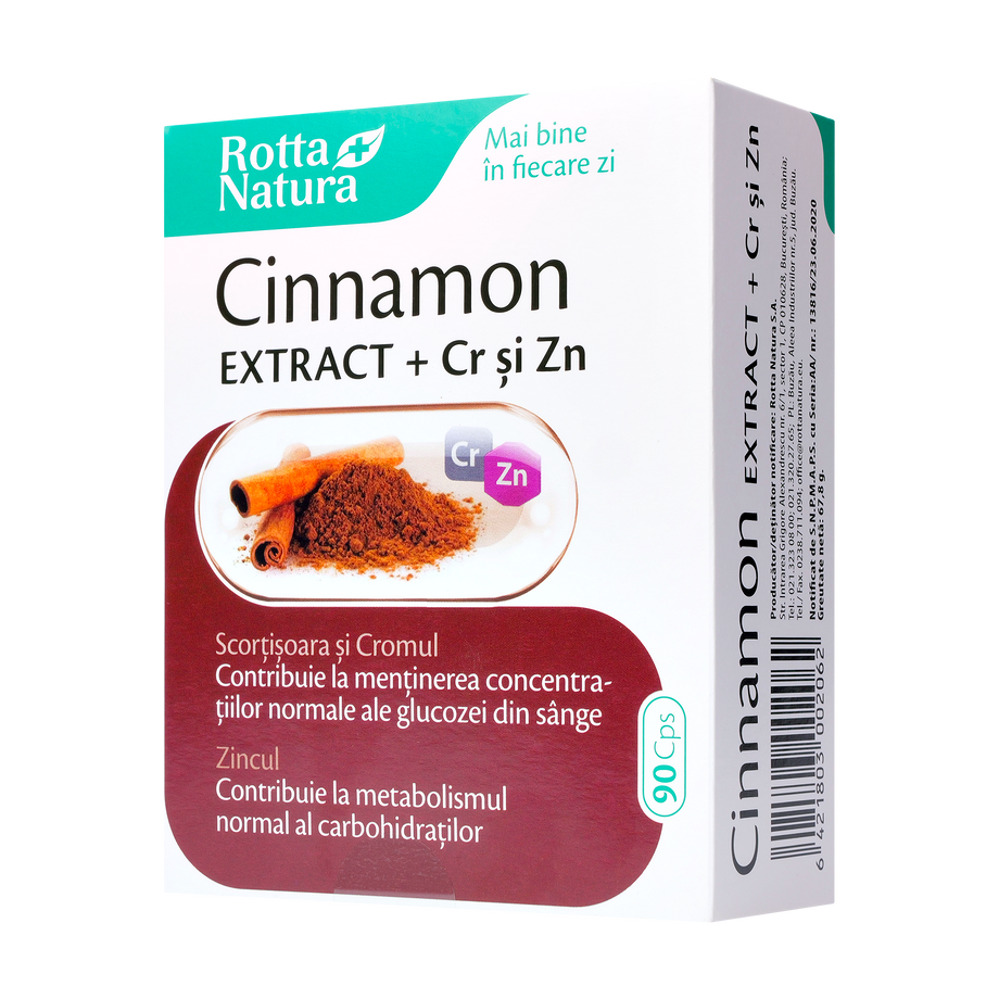 Cinnamon extract si crom si zinc 90 capsule