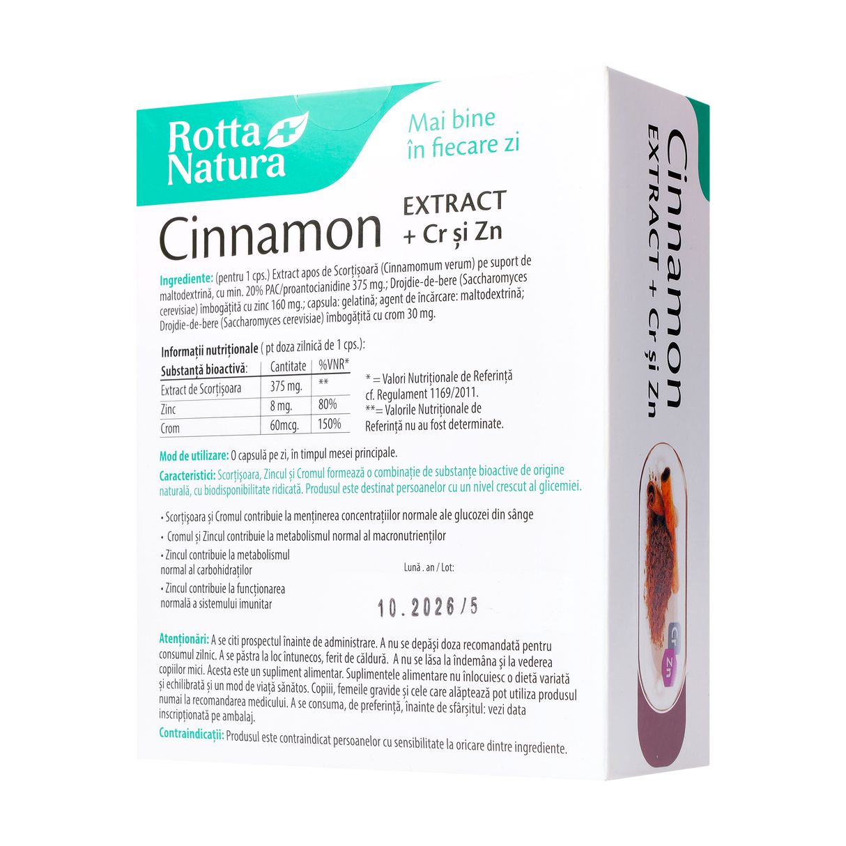 Cinnamon extract si crom si zinc 90 capsule