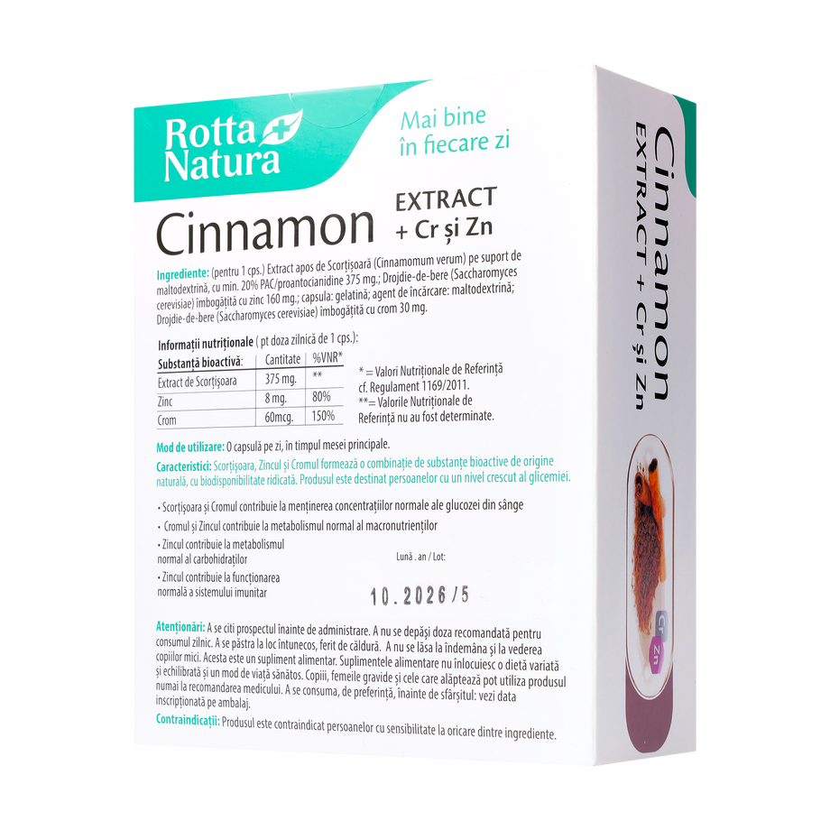 Cinnamon extract si crom si zinc 90 capsule