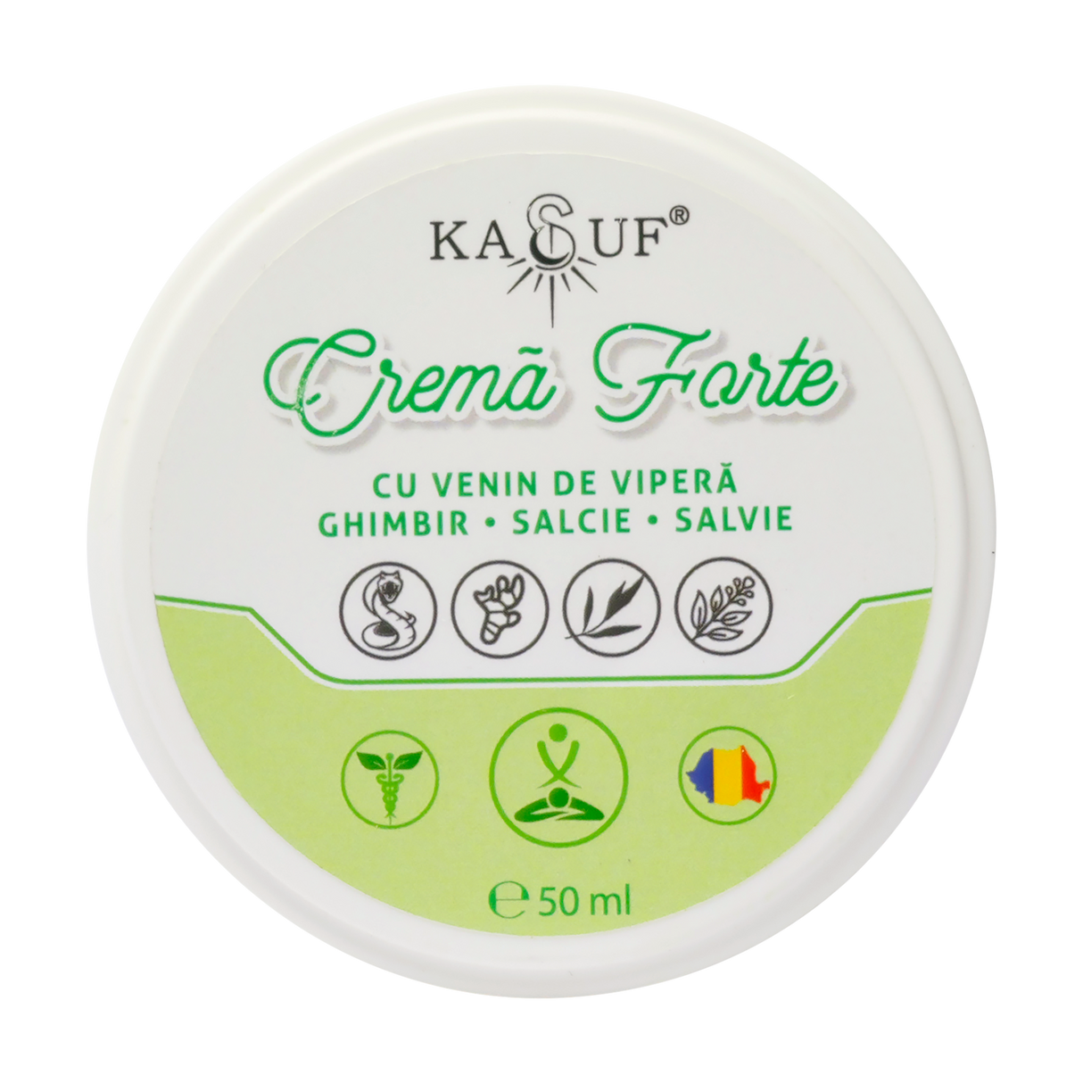 Crema forte cu venin de vipera, ghimbir, salcie, salvie 50 ml