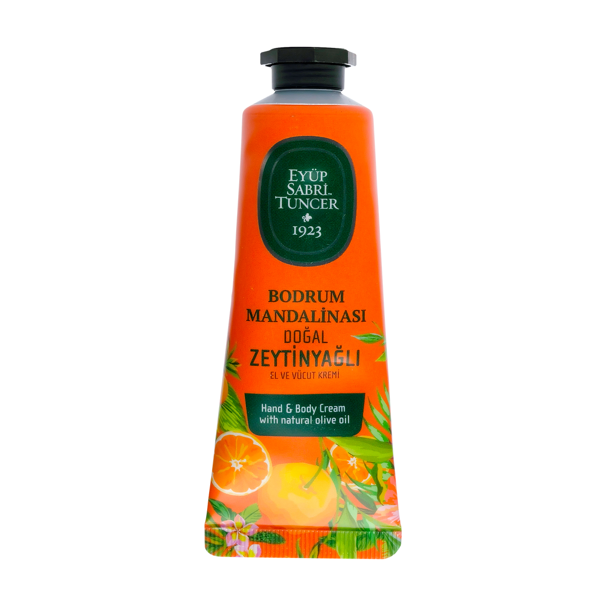 Crema de maini si corp cu Ulei de Masline Bodrum Mandarin 50 ml