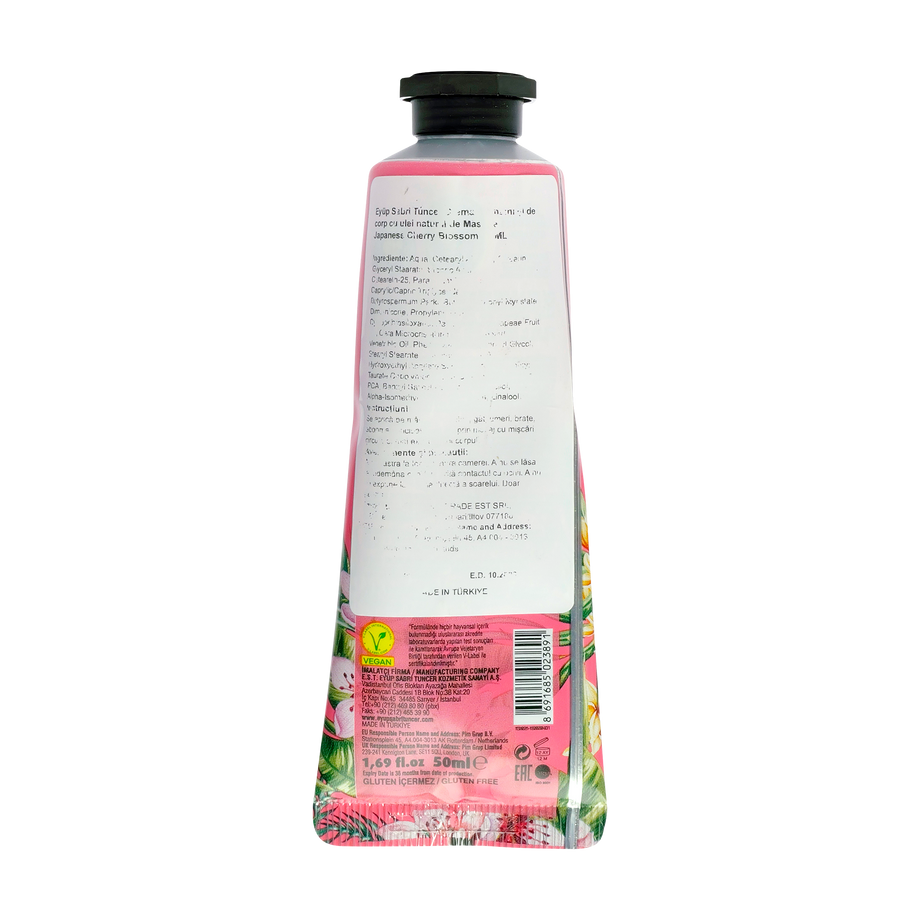Crema de maini si corp cu Ulei de Masline Japanese Cherry Blossom 50 ml