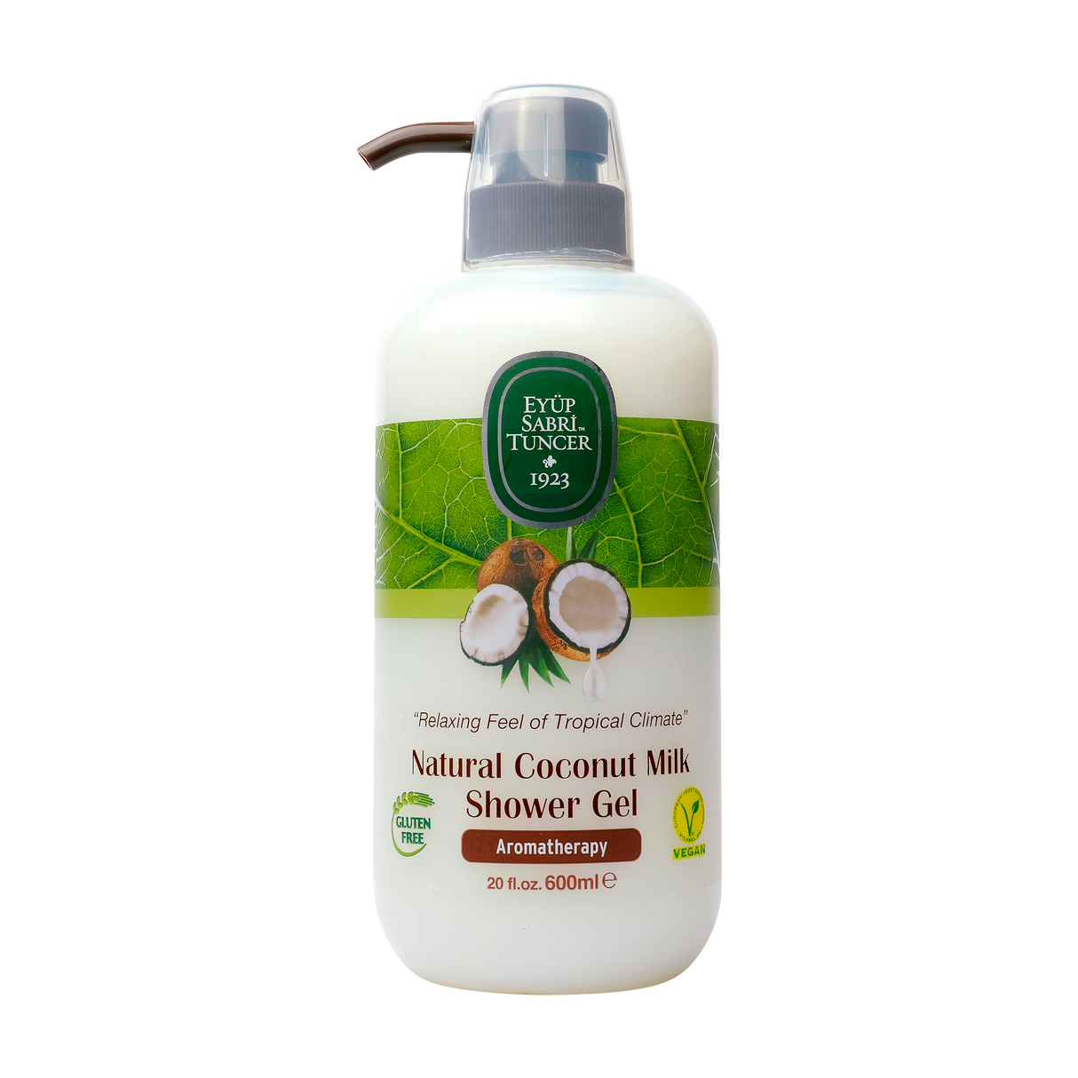 Gel de dus cu Lapte din Nuca de Cocos 600 ml