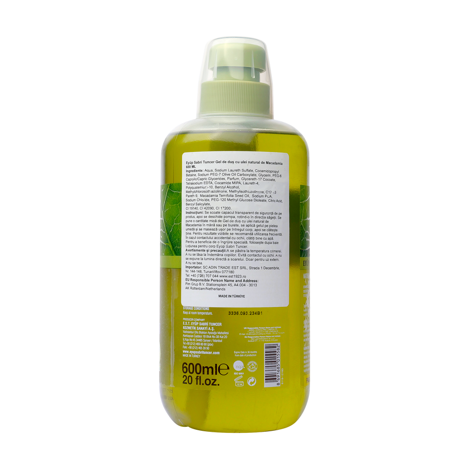 Gel dus cu Ulei de Macadamia 600 ml