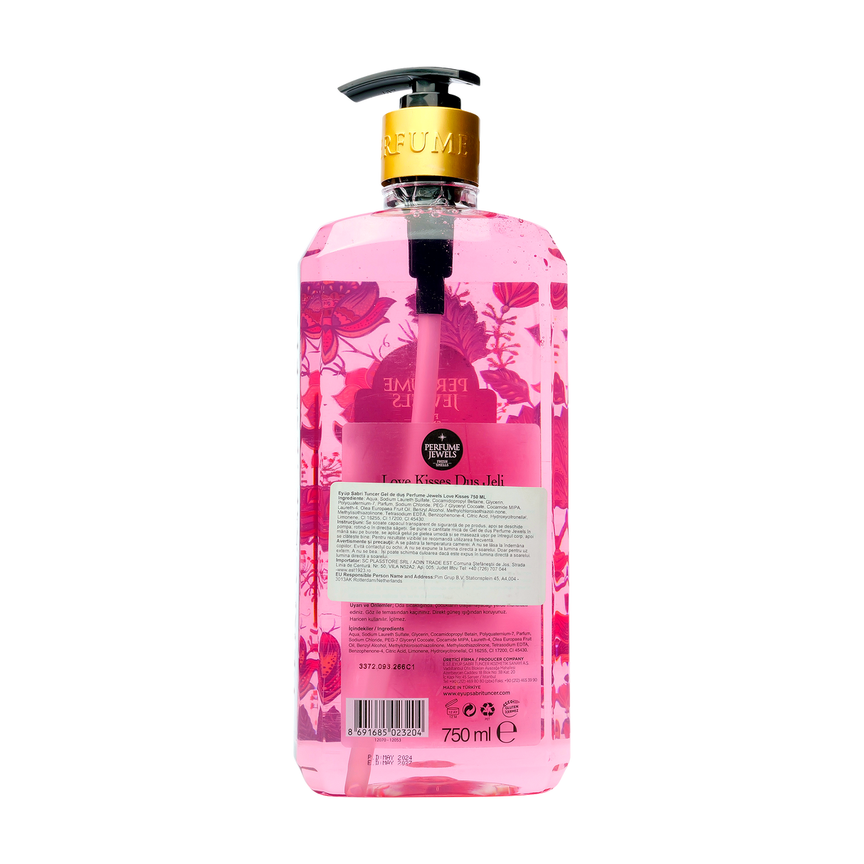 Gel de dus Jewels Love Kkisses 750 ml