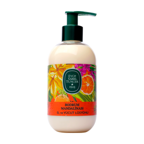 Lotiune de maini si corp cu Ulei de Masline Bodrum Mandarin 280 ml