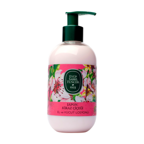 Lotiune de maini si corp cu Ulei de Masline Japanese Cherry Blossom 280 ml